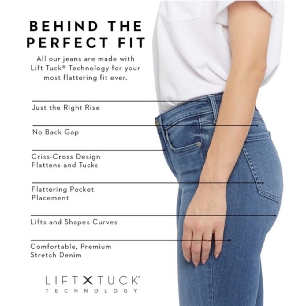 NYDJ Pull-On Skinny Ankle Jeans in Clean Marcel - Picture 13 of 14